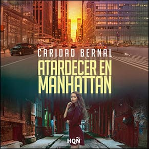 Portada del audiolibro de Atardecer en Manhattan de Caridad Bernal