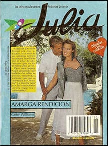 Portada versión Harmex de Amarga rendición de Cathy Williams