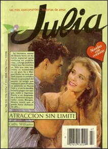 Portada versión Harmex de Atracción sin límite de Cathy Williams
