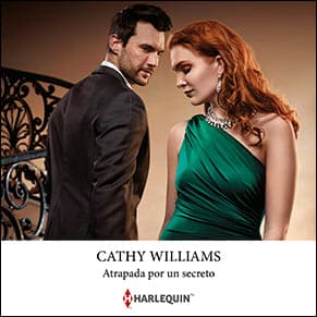 Portada del audiolibro de Atrapada por un secreto de Cathy Williams