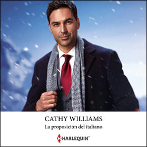 Portada del audiolibro de La proposición del italiano de Cathy Williams