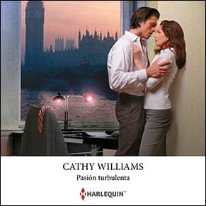 Portada del audiolibro de Pasión turbulenta de Cathy Williams