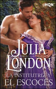 Portada de La institutriz y el escocés de Julia London