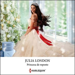 Portada del audiolibro de Princesa de repente de Julia London