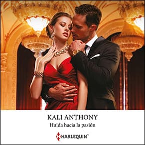 Portada del audiolibro de Huida hacia la pasión de Kali Anthony