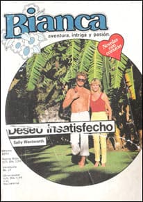 Portada edición Harmex de Deseo insatisfecho de Sally Wentworth