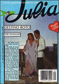 Portada edición Harmex de Destino roto de Sally Wentworth