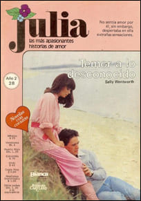 Portada edición Harmex de Temor a lo desconocido de Sally Wentworth