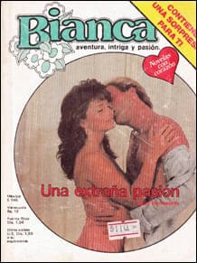 Portada edición Harmex de Una extraña pasión de Sally Wentworth