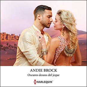 Portada del audiolibro de Oscuros deseos del jeque de Andie Brock