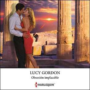 Portada del audiolibro de Obsesión implacable de Lucy Gordon