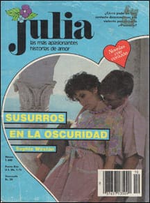 Portada edición Harmex de Susurros en la oscuridad de Sophie Weston
