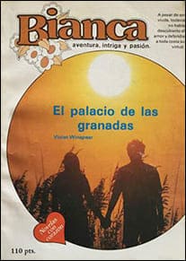 Portada de El palacio de las granadas de Violet Winspear