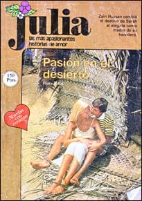 Portada de Pasión en el desierto de Violet Winspear