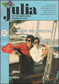 Portada de Viaje sin retorno de Violet Winspear
