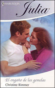 Portada de El engaño de las gemelas de Christine Rimmer