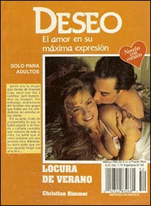 Portada edición Harmex de Locura de verano de Christine Rimmer
