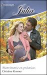 Portada de Matrimonio en prácticas de Christine Rimmer