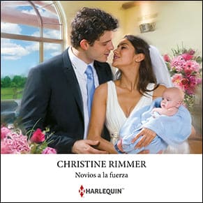 Portada del audiolibro de Novios a la fuerza de Christine Rimmer