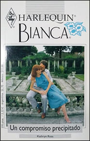 Portada de Un compromiso precipitado de Kathryn Ross