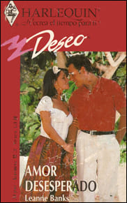 Portada de Amor desesperado de Leanne Banks