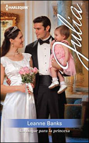 Portada de Un hogar para la princesa de Leanne Banks
