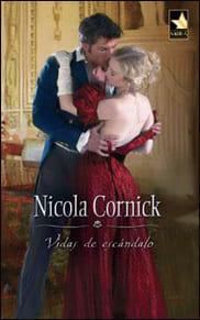 Portada de Vidas de escándalo de Nicola Cornick