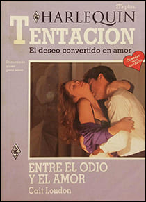 Portada de Entre el odio y el amor de Cait London