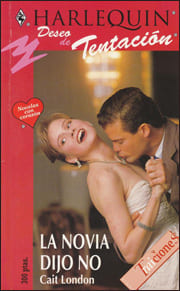 Portada de La novia dijo no de Cait London