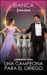 Portada de Una campeona para el griego de Lorraine Hall