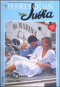 Portada de Falso héroe de Elizabeth Oldfield