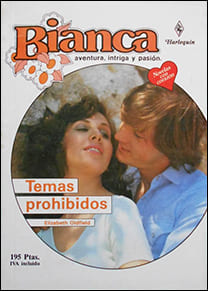 Portada de Temas prohibidos de Elizabeth Oldfield